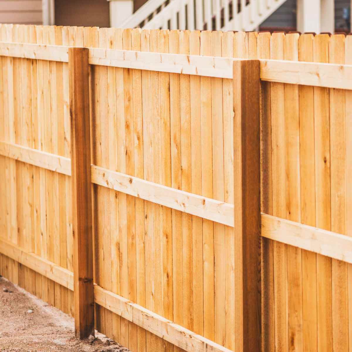 Black powdercoated steel architectural fence