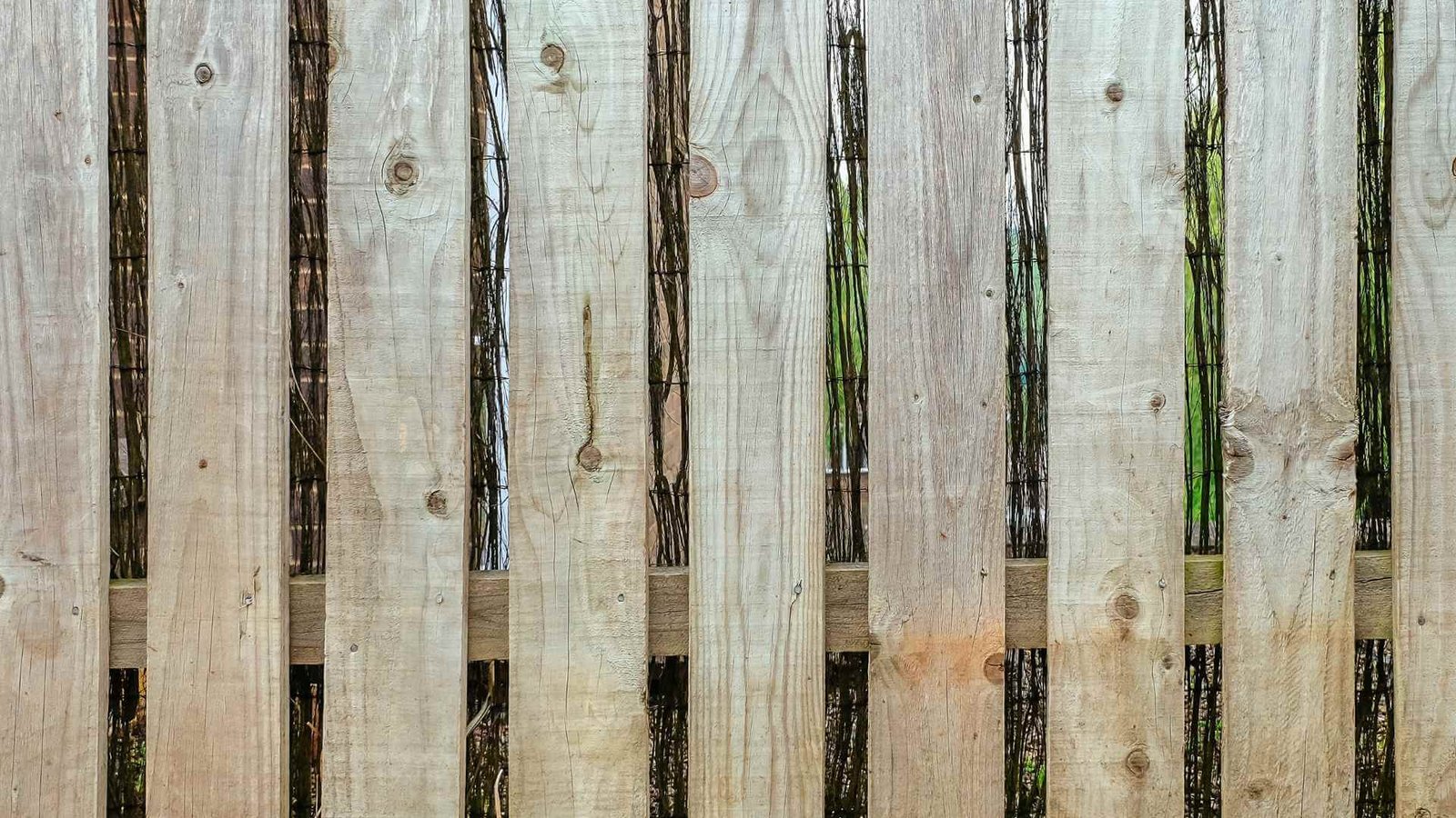 Architectural vertical hardwood timber batten boundary screen