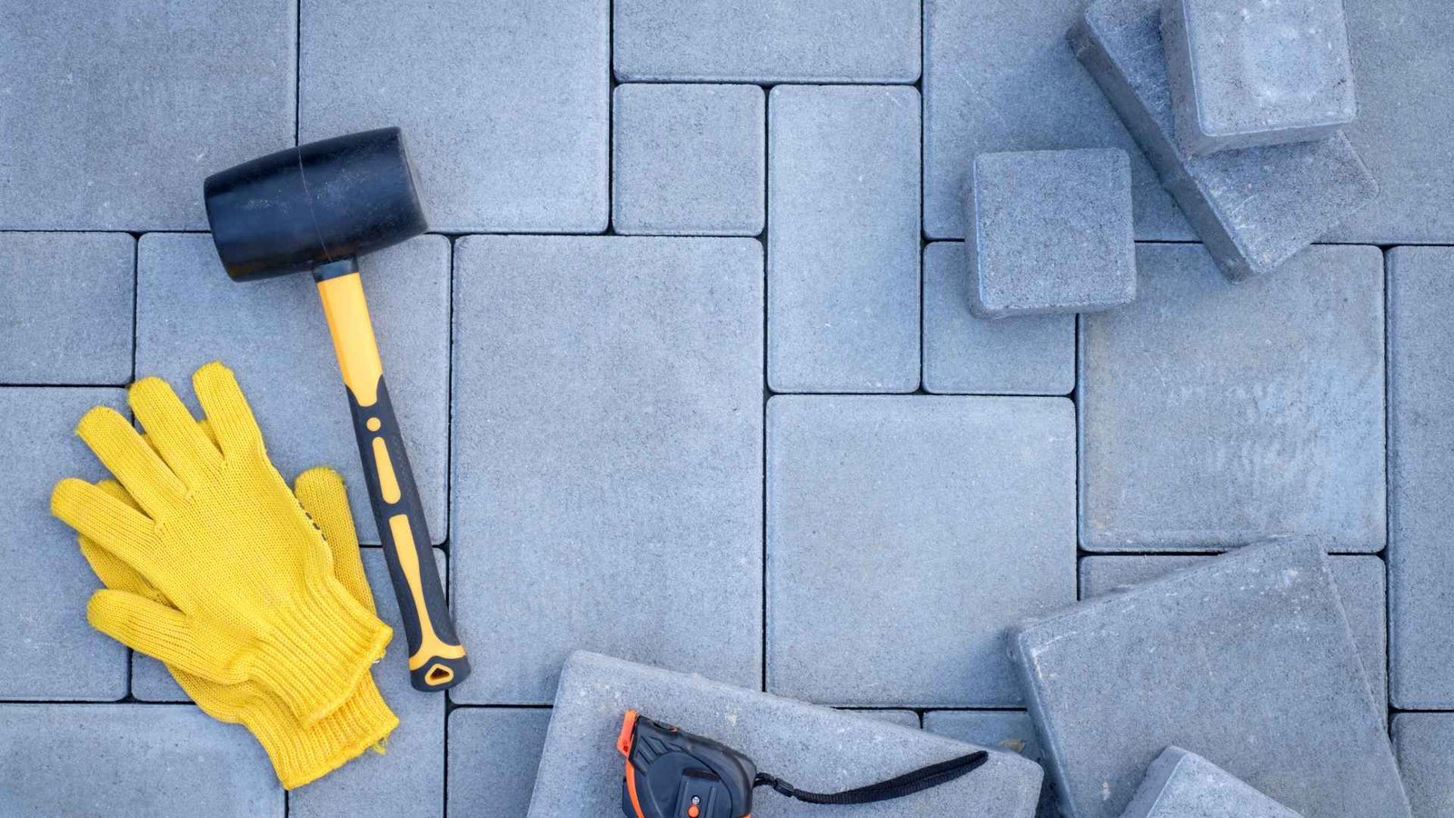 Precision bluestone paving and architectural outdoor patio
